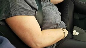 kiwi slut fingers pussy in car prepping for home creampie pounding