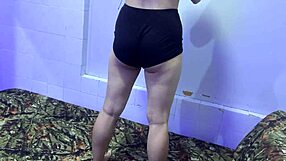 Wife's Christmas Bed Booty Workout Tease?