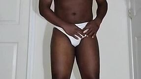My first masturbation in white underwear since august