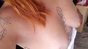 exhibitionist flashes her wet pussy supposing you want it now