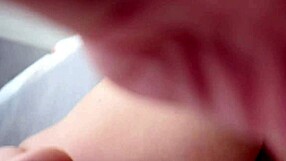 sexy round ass in leggings bounces while riding steadily