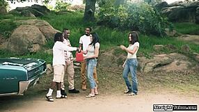 Milf's evil spirit craves black cock stepfamily twist