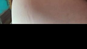 young guy bends fat curvy latina milf over bed doggystyle in homemade pov then cums on asscheeks