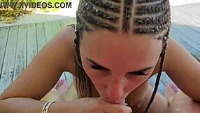 after beach flirt she strips naked blows me at villa