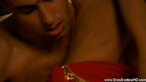 an indian couple dives into exotic anal massage turning intimate interracial sex