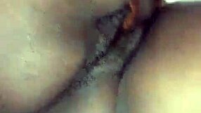 afroking unwraps her fat black pussy as christmas gift from curvy neighbor