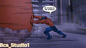 What happens when charlotte's giantess ass and tits inflate huge during cowgirl ride?