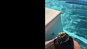 exotic asian gf moans giving deepthroat public bj at costa rica infinity pool