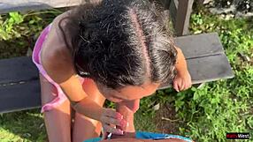 Public Sex: Caught Katty West in Private Spot Taught Rough Lesson