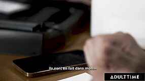 skye blue helps her bestie's fiancee relax before wedding with some playful fun french subtitles