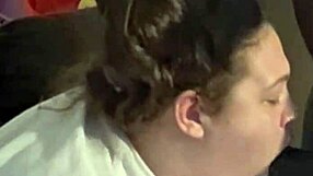 Bam Delivers Super Sloppy Big Black Cock Gobbling Deepthroat Facial Cumshot!