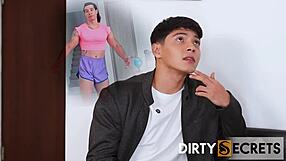 part 1: i milk every drop from stepbro's cock after winning the bet with my tits?