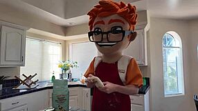 eva generosi petite brunette sucks monster cock and swallows cum