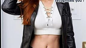 finally out friendzone into hot leather jerkoff dream with her