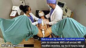 I get hitachi orgasms from the nurse as her patient guinea pig