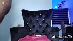 fuck, mara exotic's uncut ebony hairy pussy squirts nonstop in this full masturbation vid