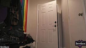 hey sinn sage, feel that strapon dick while kissing crystal clark?