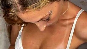 Blue-Eyed Blonde Fingers Tight Pussy Till She Squirt Orgasms