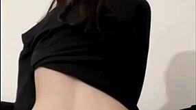 horny british coed squirts wildly in solo toy webcam play!