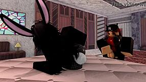 your throat's mine now, bunny—gonna fuck it rough like you teased for