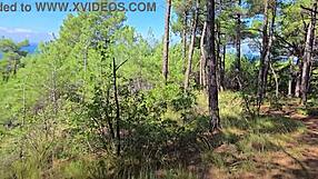 hey, that married beach beauty in skirt drops panties for my deep creampie...