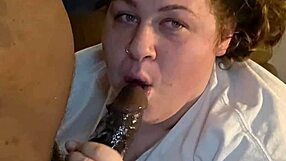 Bam Delivers Super Sloppy Big Black Cock Gobbling Deepthroat Facial Cumshot!