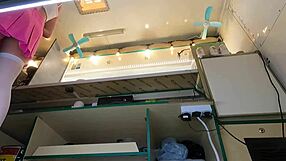 Hot 18-Year-Old's Sexy Upskirt Caught on Hidden Work Cam