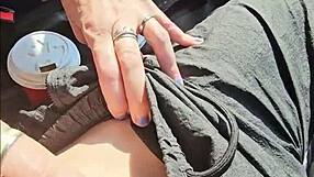 Driftwood Barefoot Kontessa Beach Handjob Cumshot Orgasm Outdoor