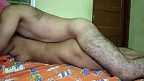 😈 slim indian sukla pounded hard doggy style! 💦