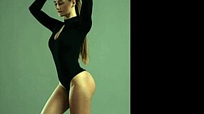 francis kweldam dutch blonde fitness babe shakes athletic big ass and huge tits