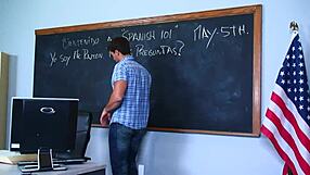 Vanessa Cage Bounces Huge Titties During Class Fuck