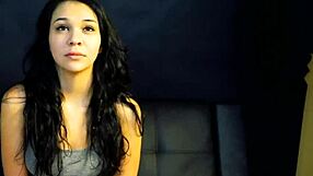 wanna see lovely brunette coed sabrina fucked hard then swallow that cumshot?