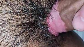Creamy latina bent over doggystyle dripping wet tight pussy