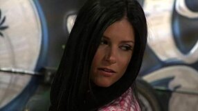 the thrill of fucking this brunette slut in her tight denim skirt overwhelms me completely