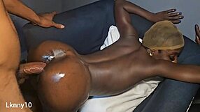 submissive croatian lover's big clit pussy split open on chair by monster cock