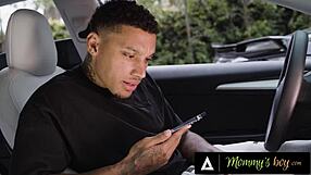 pervert stud spies horny milf lauren phillips' steamy roommate cam fun