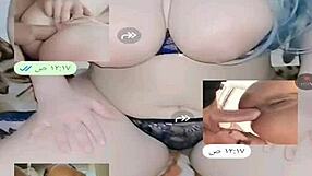 yemeni milf wife spreads pussy in hot webcam