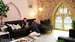 essex nurse spreads legs in uniform as patient eats her cunt then she sucks cock