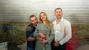 Skinny French Blonde Milf Joins MMF Threesome for Hard Group Fuck