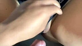 young 18yo rides boyfriend's best friend car fuck screams