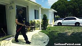 i'm the lucky agent railing this pierced latina babe bent over in hardcore doggystyle casting