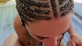 after beach flirt she strips naked blows me at villa