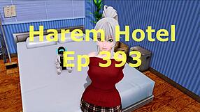 harem hotel 393, what's the next game move?