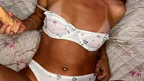 Blue-Eyed Blonde Fingers Tight Pussy Till She Squirt Orgasms