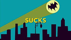 granny catwoman deepthroats batman in wild cosplay suckfest