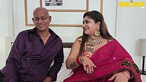 Ever seen Doyel bhabhi take hardcore pounding from young stud and old man together?