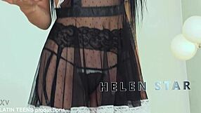 i beg for triple anal as huge cocks rip maid helen star's holes