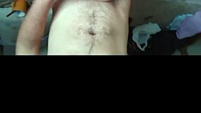 young guy bends fat curvy latina milf over bed doggystyle in homemade pov then cums on asscheeks