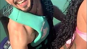 Novinha ditches husband on beach to fuck jetski instructor hard