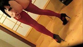 elena's steamy striptease has her clothes ripped off by horny milf wife!